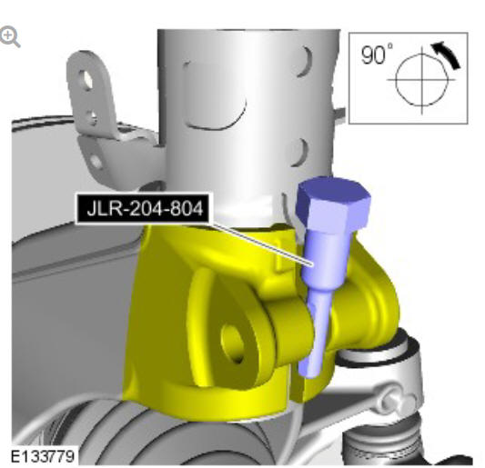 Front suspension shock absorber and spring assembly (G1779643) - Installation