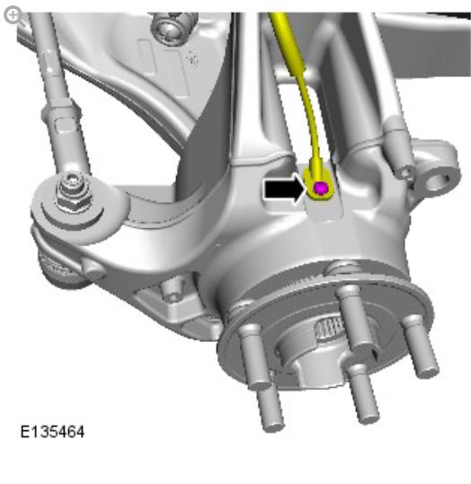 Front suspension wheel knuckle (G1778608) - Removal