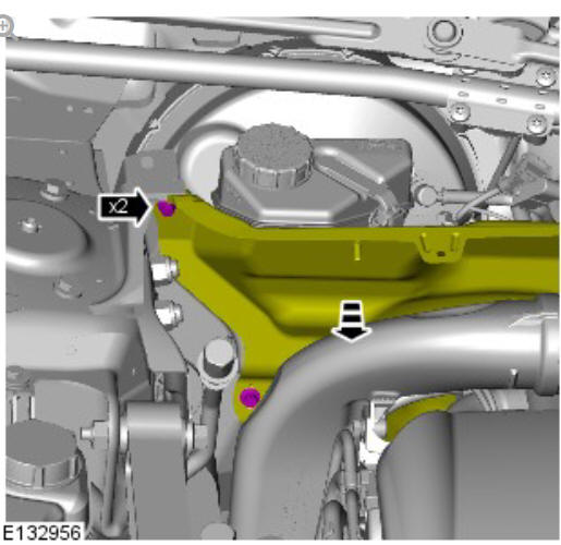Hydraulic brake actuation brake master cylinder (G1785122) removal and installation