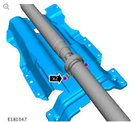 Driveshaft - ingenium i4 2.0l diesel, vehicles with- active driveline (G1890848) - Installation