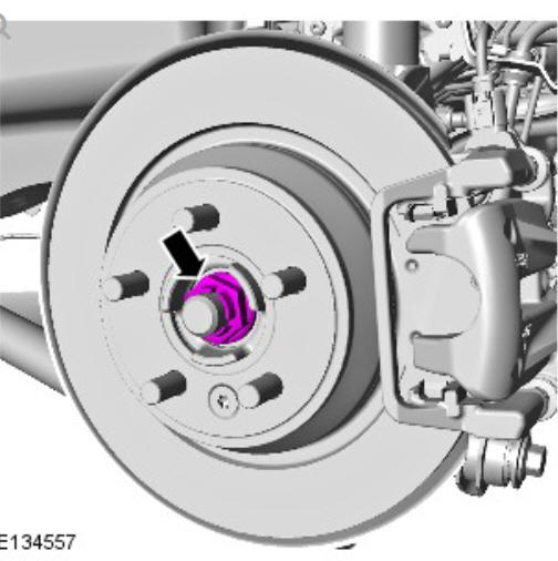 Rear drive halfshafts rear left halfshaft (G1791654) - Installation