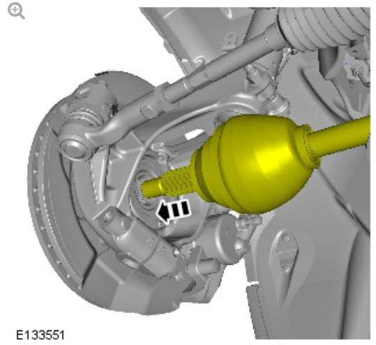 Front suspension shock absorber and spring assembly (G1779643) - Installation
