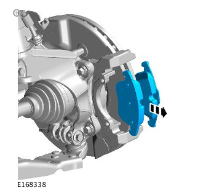 Front disc brake brake caliper anchor plate (G1785106) removal and installation
