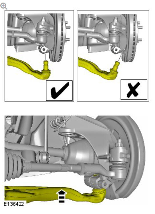 Front suspension shock absorber and spring assembly (G1779643) - Installation