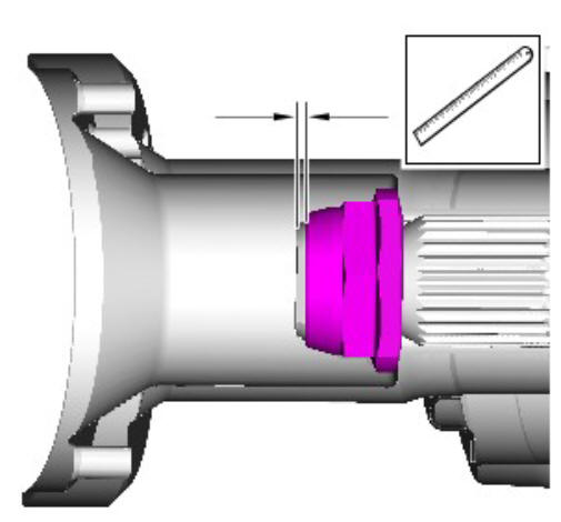 Rear drive axle_differential - vehicles with- active driveline drive pinion seal (G1781297) - Installation