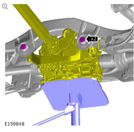 Rear drive axle_differential - vehicles with- active driveline drive pinion seal (G1781297) - Installation