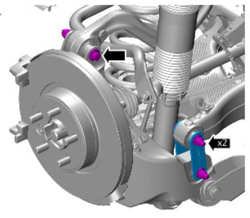 Rear drive halfshafts rear right halfshaft (G1791655) - Removal