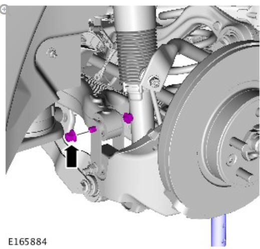 Rear suspension spring (G1774680) Removal and installation