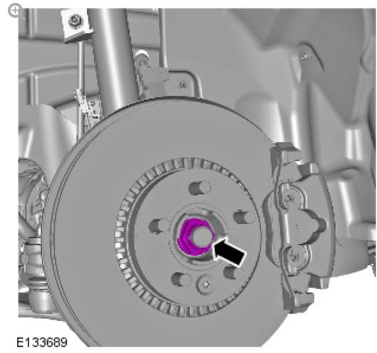 Front suspension shock absorber and spring assembly (G1779643) - Installation