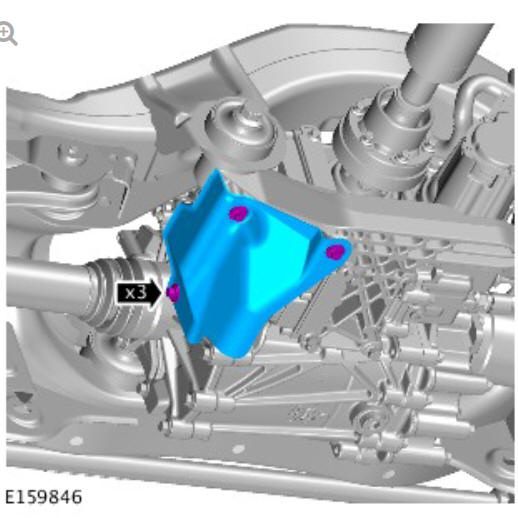 Rear drive axle_differential - vehicles with- active driveline drive pinion seal (G1781297) - Installation