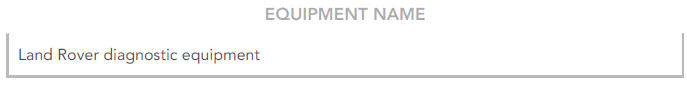 GENERAL EQUIPMENT