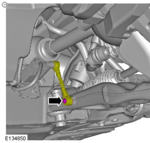 Front suspension wheel knuckle (G1778608) - Removal