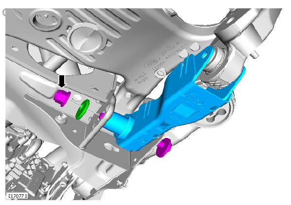 Rear suspension toe link (G1774720) Removal and installation