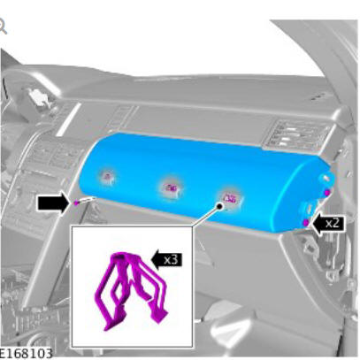 Information and Entertainment Display (G1785534) / Removal and Installation