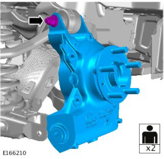Rear suspension wheel knuckle (G1775239) Installation
