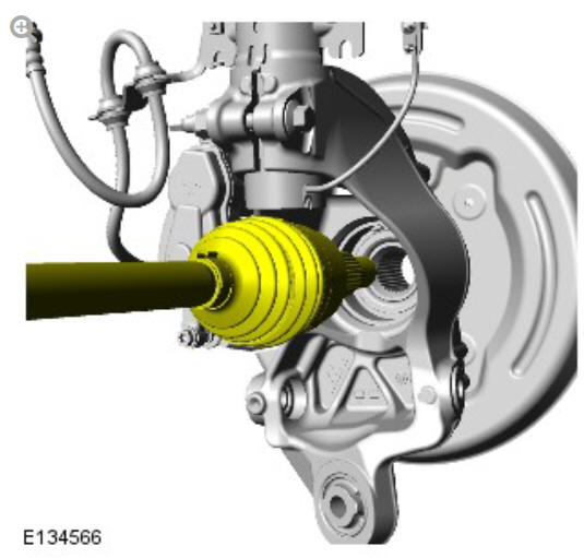 Rear suspension wheel knuckle (G1775239) Installation