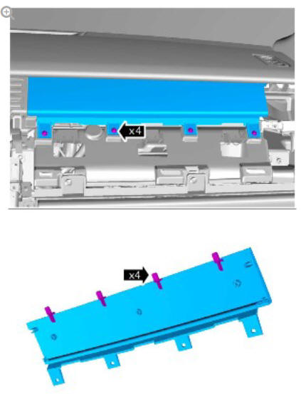 Information and Entertainment Display (G1785534) / Removal and Installation