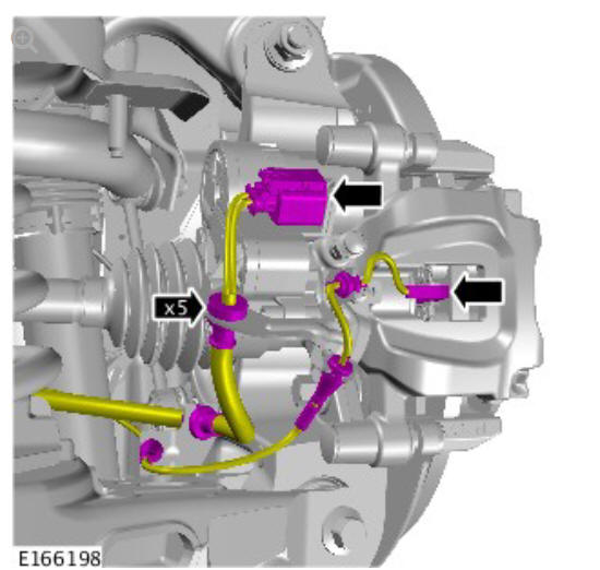 Rear suspension wheel knuckle (G1775239) Removal 
