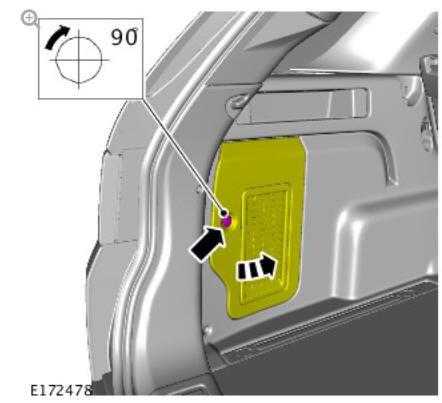 Warning devices general proximity sensor module (G1817890) removal and installation