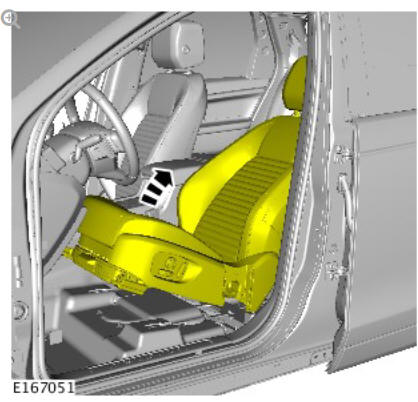 Driver seat module (G1791770) removal and installation