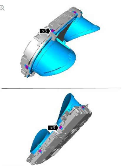 Instrument Cluster Lens (G1791763) / Removal and Installation