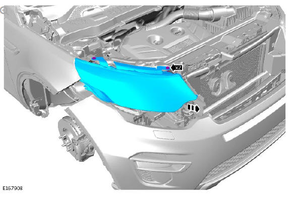 Headlamp Assembly (G1785269) Removal and Installation