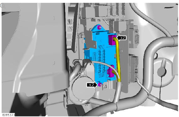 Keyless Vehicle Module (G2006704) / Removal and Installation