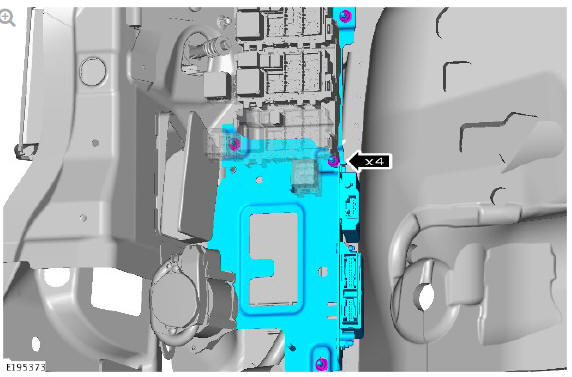 Keyless Vehicle Module (G2006704) / Removal and Installation