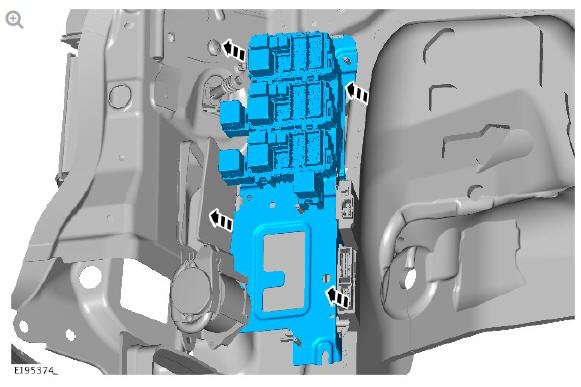 Keyless Vehicle Module (G2006704) / Removal and Installation