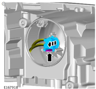 Headlamp Bulb (G1785270) Removal and Installation