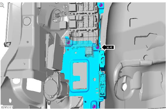 Keyless Vehicle Module (G2006704) / Removal and Installation