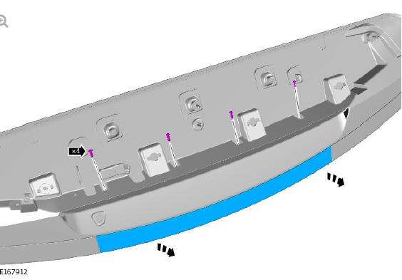 High Mounted Stoplamp (G1785271) Removal and Installation