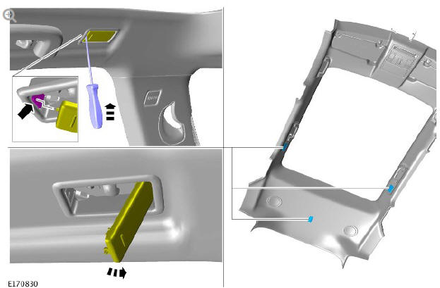 Interior Lighting Rear Interior Lamp (G1815479) Removal and Installation