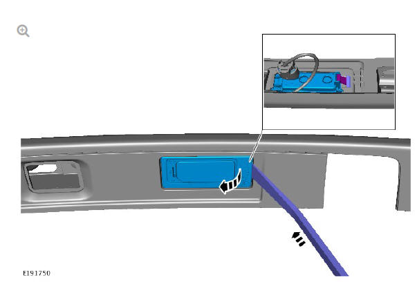 License Plate Lamp (G1982981) Removal and Installation