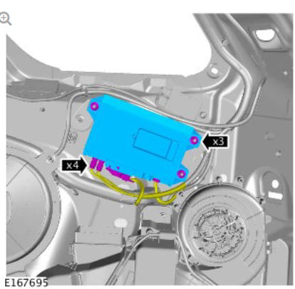 Telematics Control Module (G1785146) / Removal and Installation