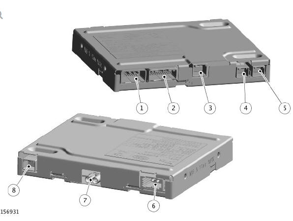 Rear seat entertainment control module (RSECM)