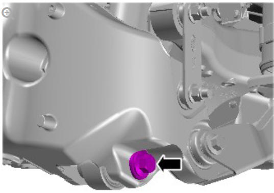 Rear suspension wheel knuckle (G1775239) Removal 