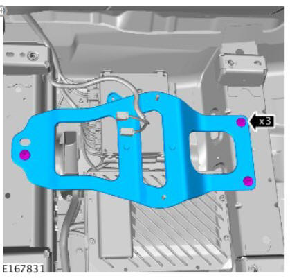 Audio Unit Amplifier (G1785142) / Removal and Installation