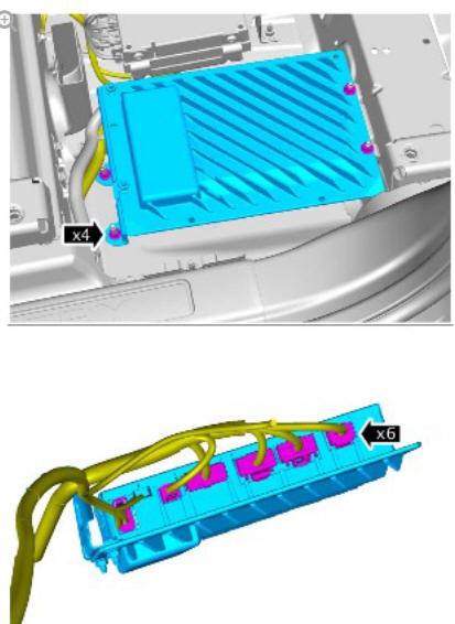 Audio Unit Amplifier (G1785142) / Removal and Installation