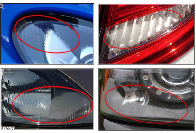 Front and Rear Lamp Condensation
