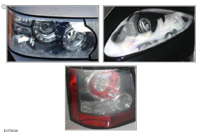 Front and Rear Lamp Condensation