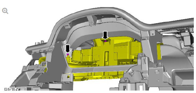 Information and message center head up display control module (G1780342) removal and installation