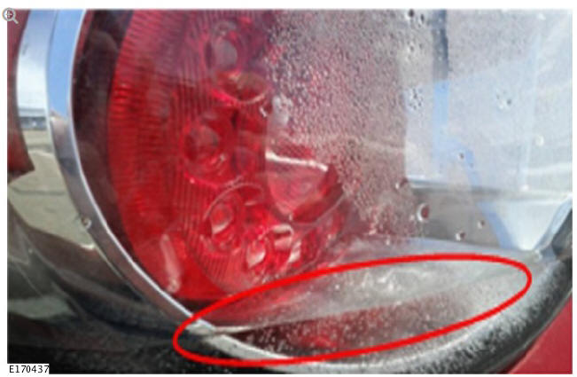 Front and Rear Lamp Condensation
