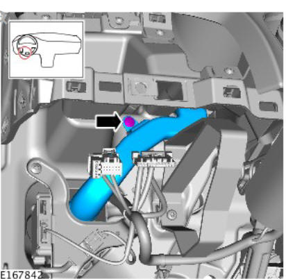 Information and message center head up display cooling fan control module (G1780343) removal and installation