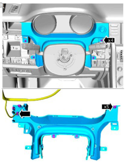 Instrument Cluster (G1791762) Removal and Installation