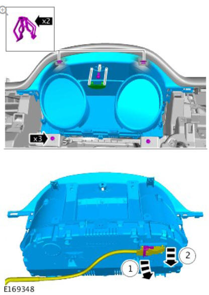 Instrument Cluster (G1791762) Removal and Installation