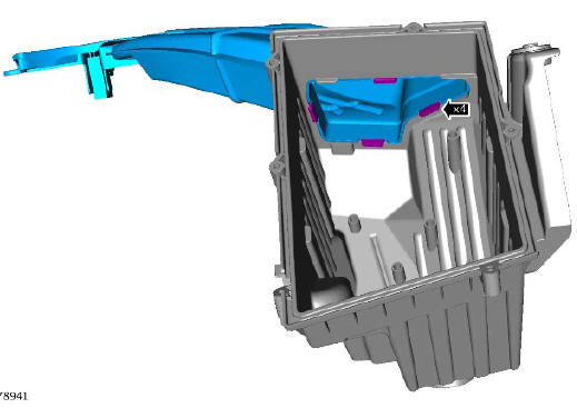 Intake Air Distribution and Filtering - Ingenium i4 2.0l Diesel Air Cleaner (G1877886)/ Removal and Installation