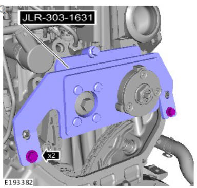 Engine - Ingenium i4 2.0l Diesel Upper Timing Chain (G1875889) / Removal