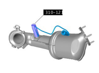 Exhaust - Ingenium i4 2.0l Diesel Catalytic Converter (G1880489) / Removal