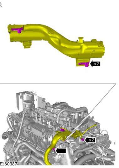 Engine - Ingenium i4 2.0l Diesel Intake Manifold (G1875868) / Removal and Installation